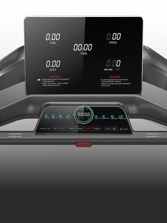 3 HP elektr yugurish yo‘lagi – 130 kg, Bluetooth/MP3, sensor displey