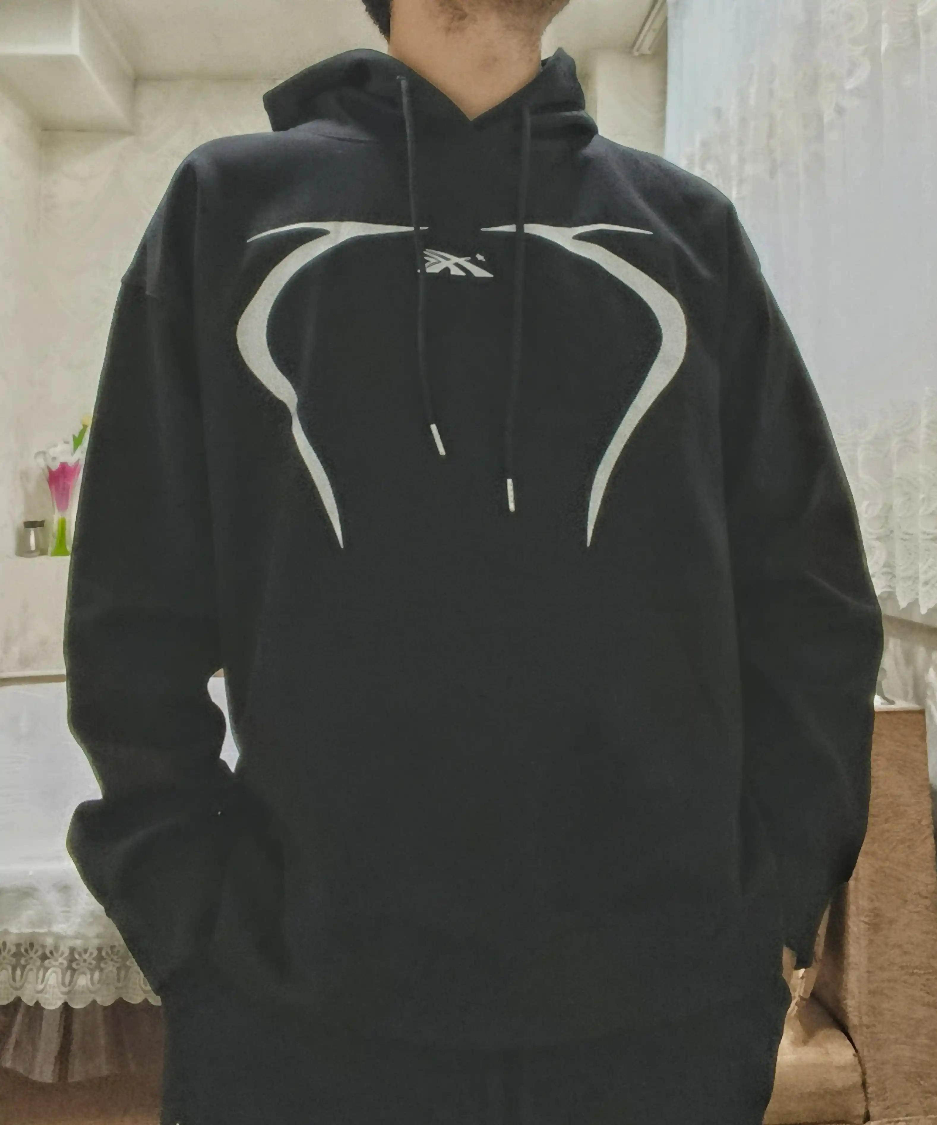 Худи оверсайз унисекс с принтом Hellstar, streetwear, Y2K