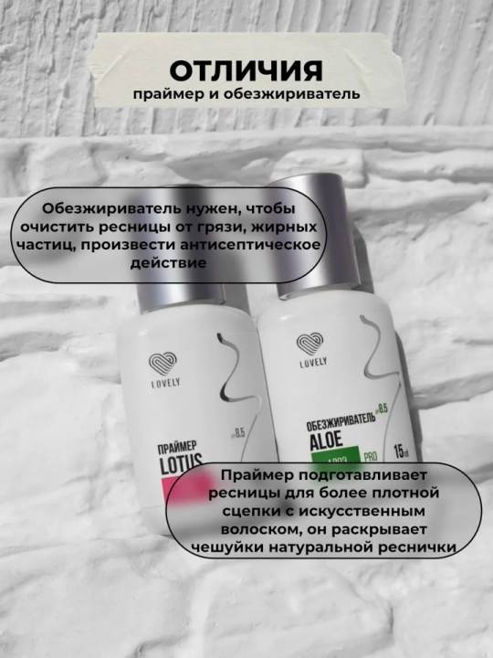Праймер для наращивание ресниц Lovely, 15 мл