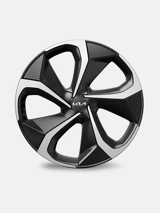KIA Diska R20, qora–kumush rangli, Ev3, ev4, ev5, ev6, ev9. Kia k5, k8. Kia carnival uchun