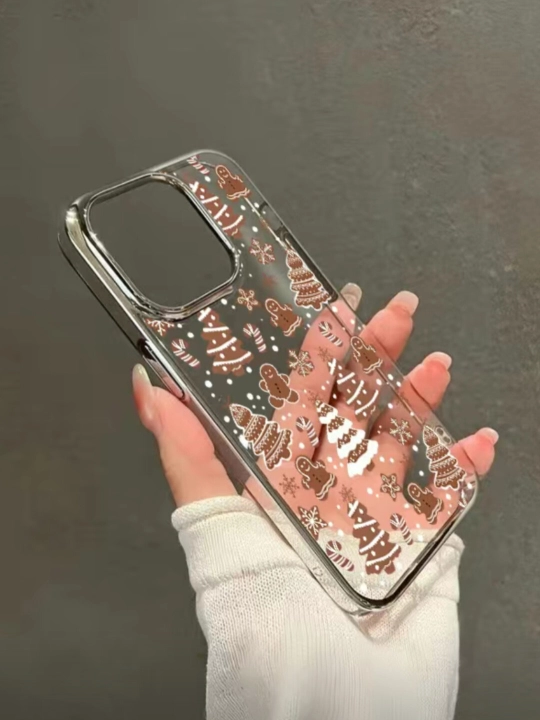 Yangiyil g‘ilofi, Gingerbread Xmas g‘ilof, iPhone uchun qishki g‘ilof, Qor parchali g‘ilof