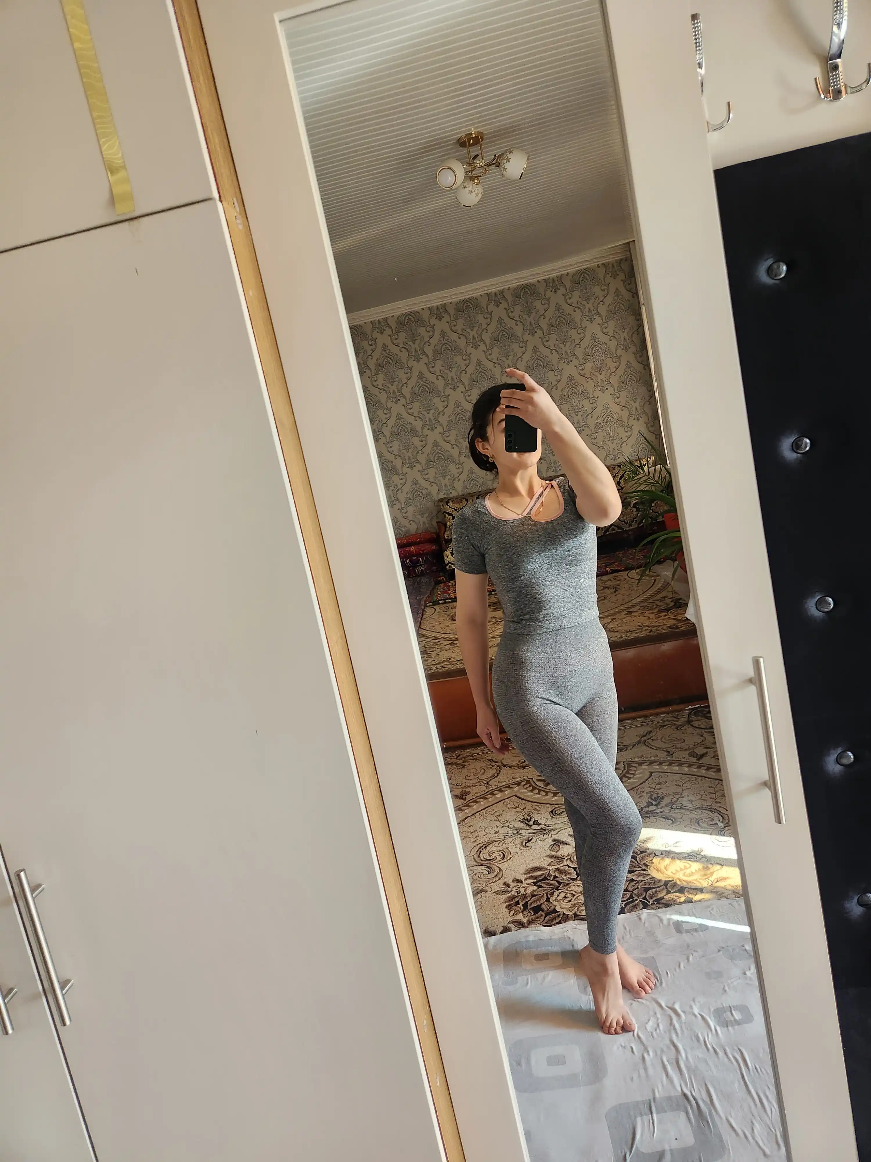 Ayollar sport to‘plami, fitnes, yoga va mashqlar uchun kombinezon, elastik