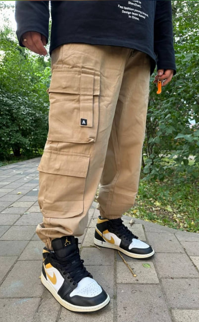 Erkaklar jogger shimlari, kargo uslubidagi sport shimi, kundalik qulay kiyim, M-XXXL