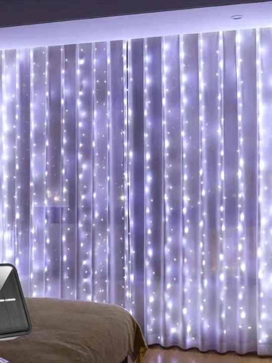 LED parda gulchambar "Yomg'ir" 3x3 metr