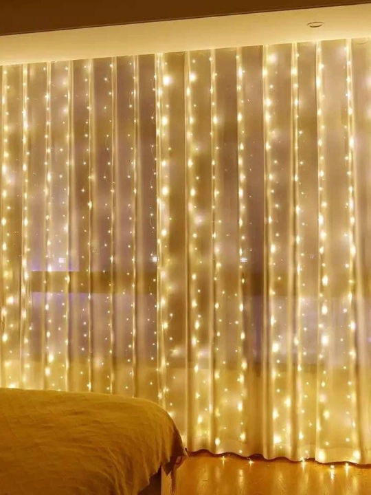 LED parda gulchambar "Yomg'ir" 3x3 metr