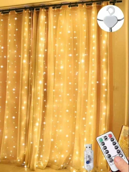 LED parda gulchambar "Yomg'ir" 3x3 metr - 