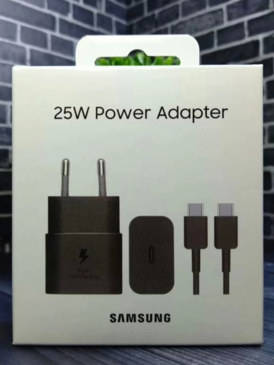 Samsung 25W original, type-C kabeli, usb-C zaryadlash - 