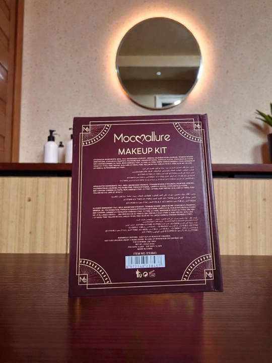 Палитра теней для век в форме книги, хайлайтер, консилер, Maccoallure