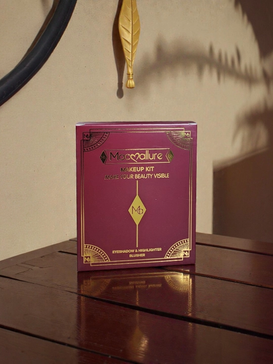 Палитра теней для век в форме книги, хайлайтер, консилер, Maccoallure