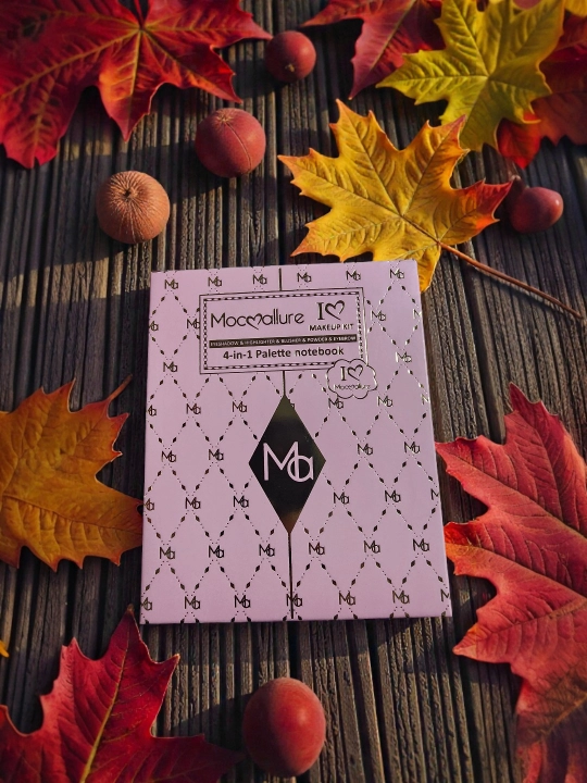 Палитра теней для век в форме книги, хайлайтер, консилер, Maccoallure