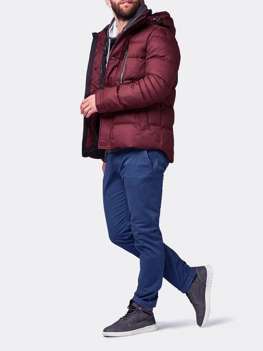 Nemis klassik erkaklar qishki kurtka Duppont Sorona Aura, -20S gacha qavilgan pat