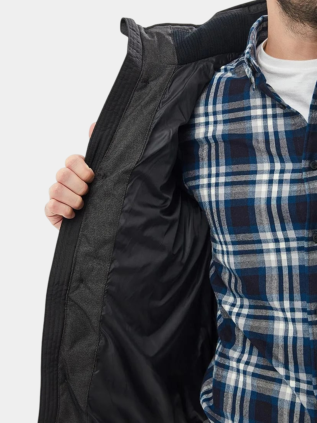 Nemis klassik erkaklar qishki kurtka Duppont Sorona Aura, -20S gacha qavilgan pat
