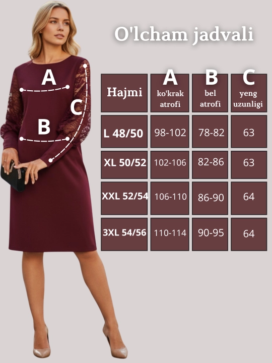 Kundalik kiyimlar, ofis kiyimlari, to'ylar, bayramlar va bayramlar uchun ayollar ko'ylagi