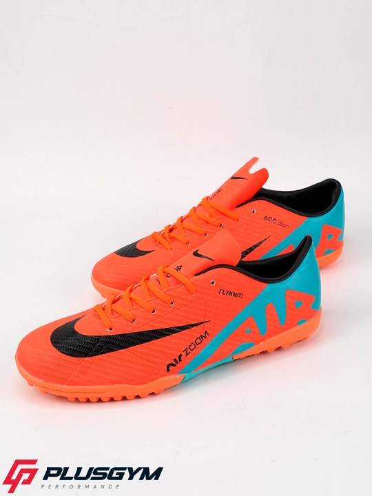 Футбольные бутсы Air Zoom, сороконожки, с манжетом и Полуманжеты, яркие цвета