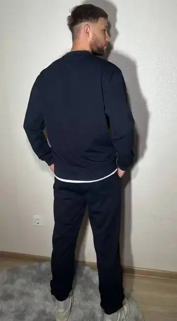 Erkaklar sport kostyumi, ikki qismli, kuzgi to‘plam, shim va kofta