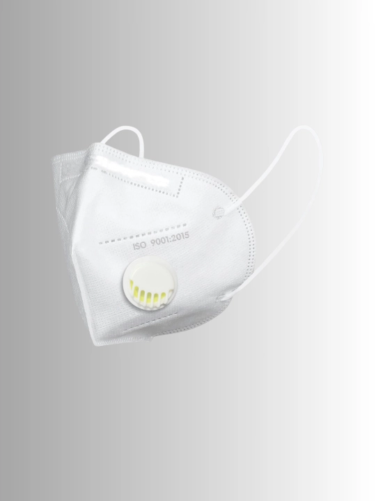 Tibbiy niqob KN95 20 dona, maska respirator klapanli Lalaku