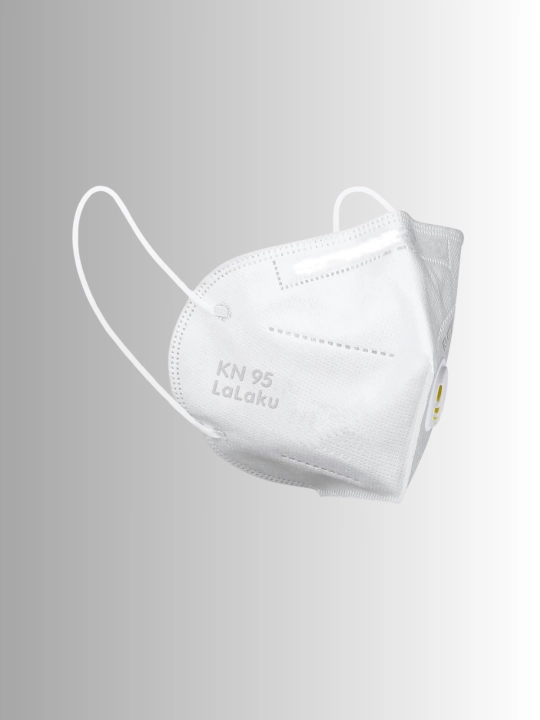 Tibbiy niqob KN95 20 dona, maska respirator klapanli Lalaku