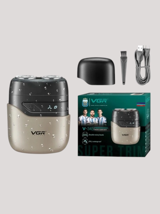 Elektr ustara VGR V-345, portativ, quruq va nam soqol olish uchun 