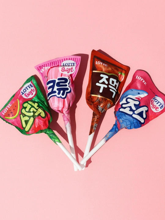 Lotte Lollipop Ice konfetlari, assorti, 660g