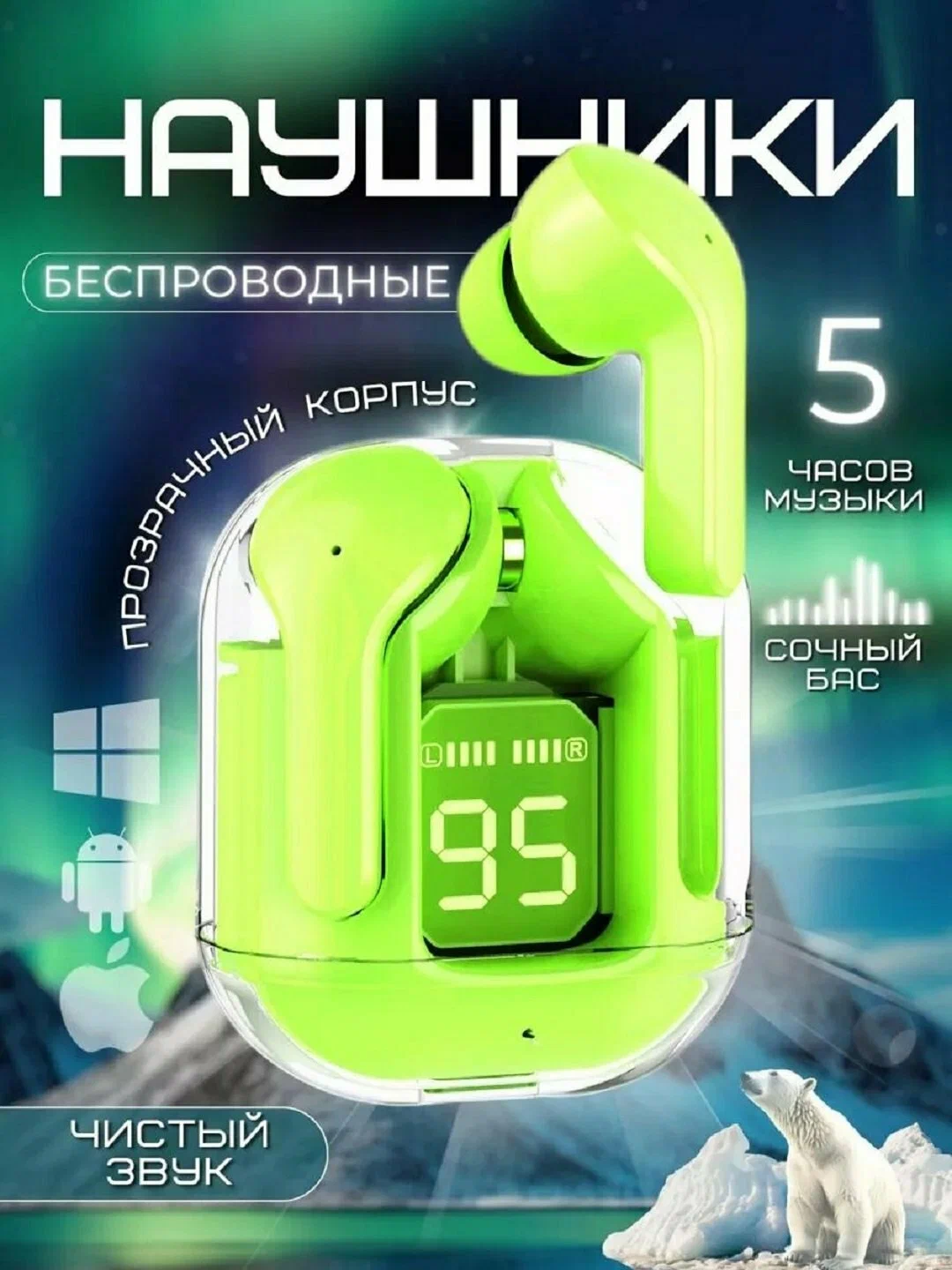 Kanal ichidagi mikrofon va shovqinni kamaytiradigan Air 31 simsiz Bluetooth quloqchinlari - 