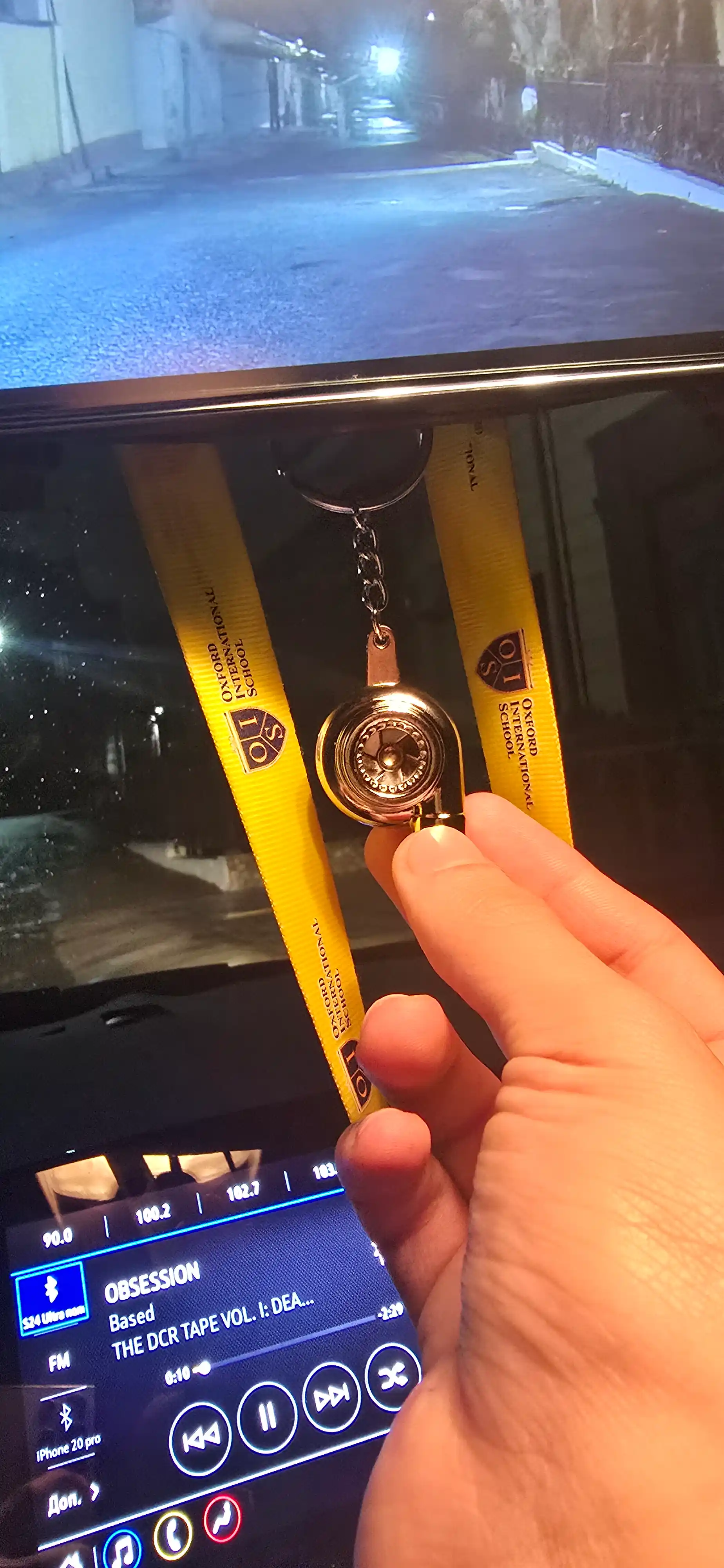 Turbina metall kalit ilgichi, kalitlar, avtomobil, ryukzak va belbogʻ uchun brelok