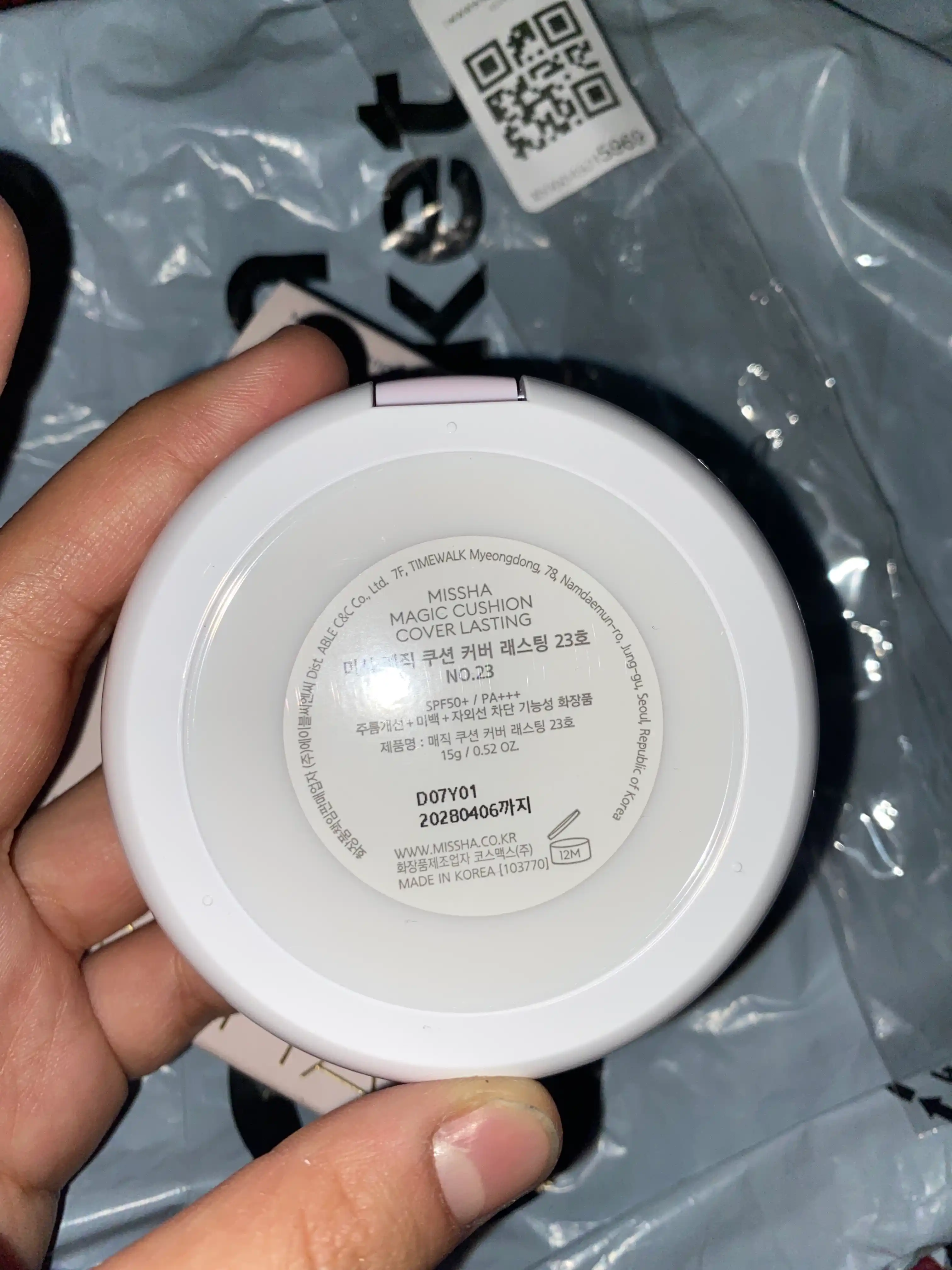 Tonal kushon SPF 50+ Magic Cushion, Missha