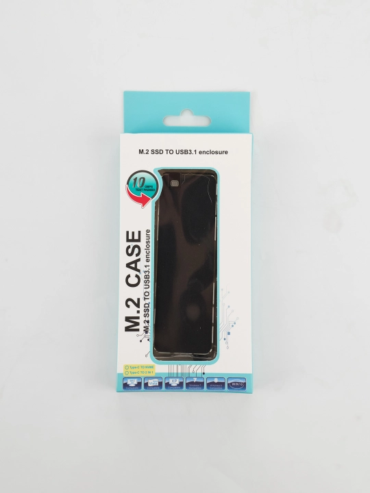 SSD uchun qolip korpus M.2 USB 3.1 USB Type-C, NVMe 2 tasi 1 da 