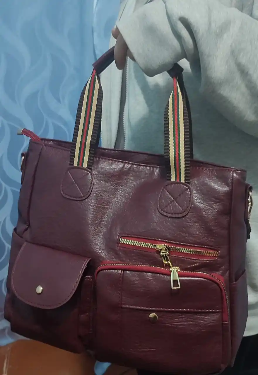 Ayollar sumkasi AURA, tout, shopper A4, krossbodi, yelkadan osiladigan sumka, ekocharm