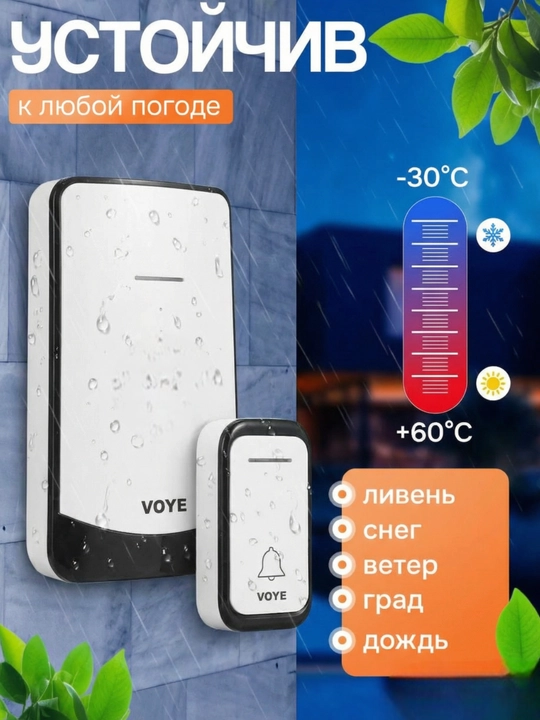 Simsiz eshik qo‘ng‘irog‘i, radio antenna, kabelsiz, rozetkaga, domofon