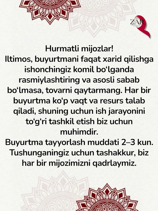 Sifatli matodan tikilgan mayda toshlar bilan bezatilgan kashka hijob ro‘mollar, sharflar