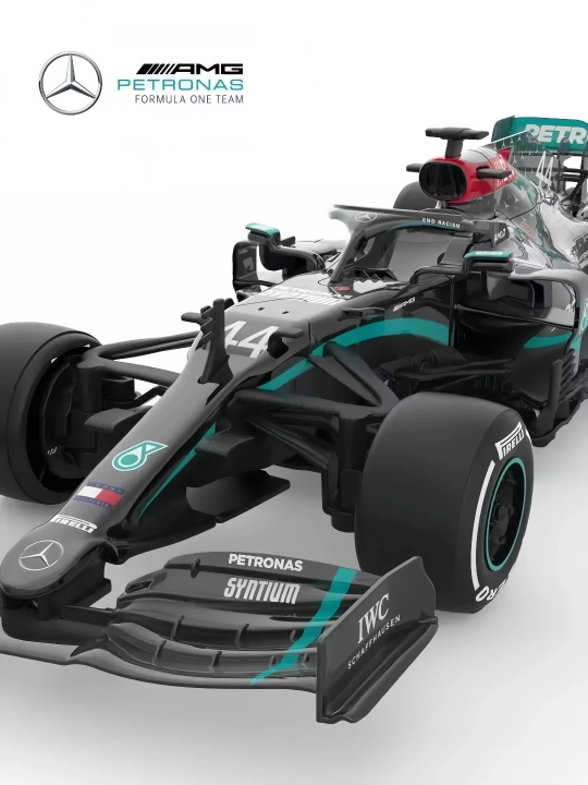 Masofadan boshqariladigan elektr Formula-1 Mercedes 1:18 poyga modeli