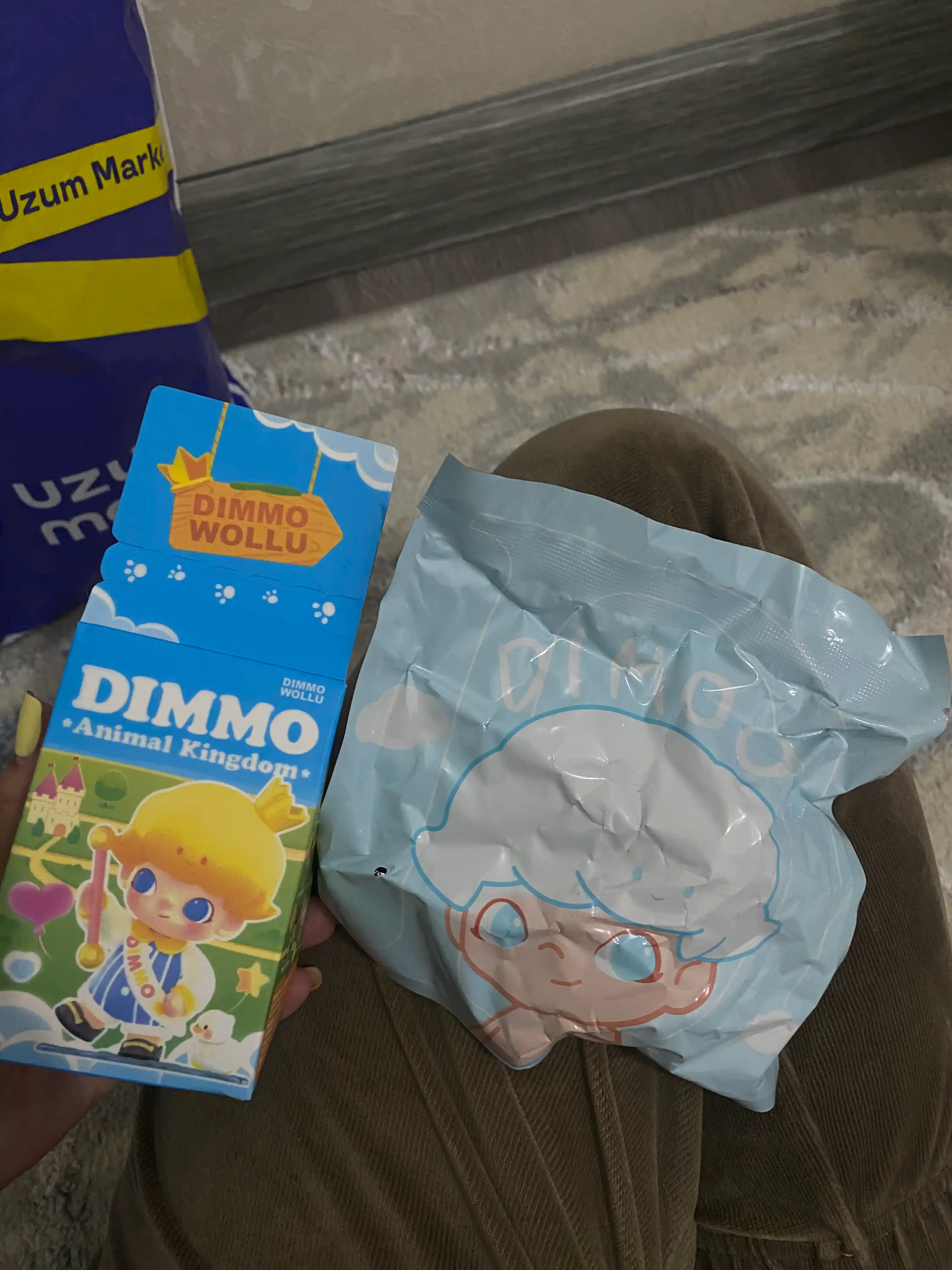 DIMOO POP MART syurpriz qutisi kolleksiya haykali CRY BABY Labubu sifatida