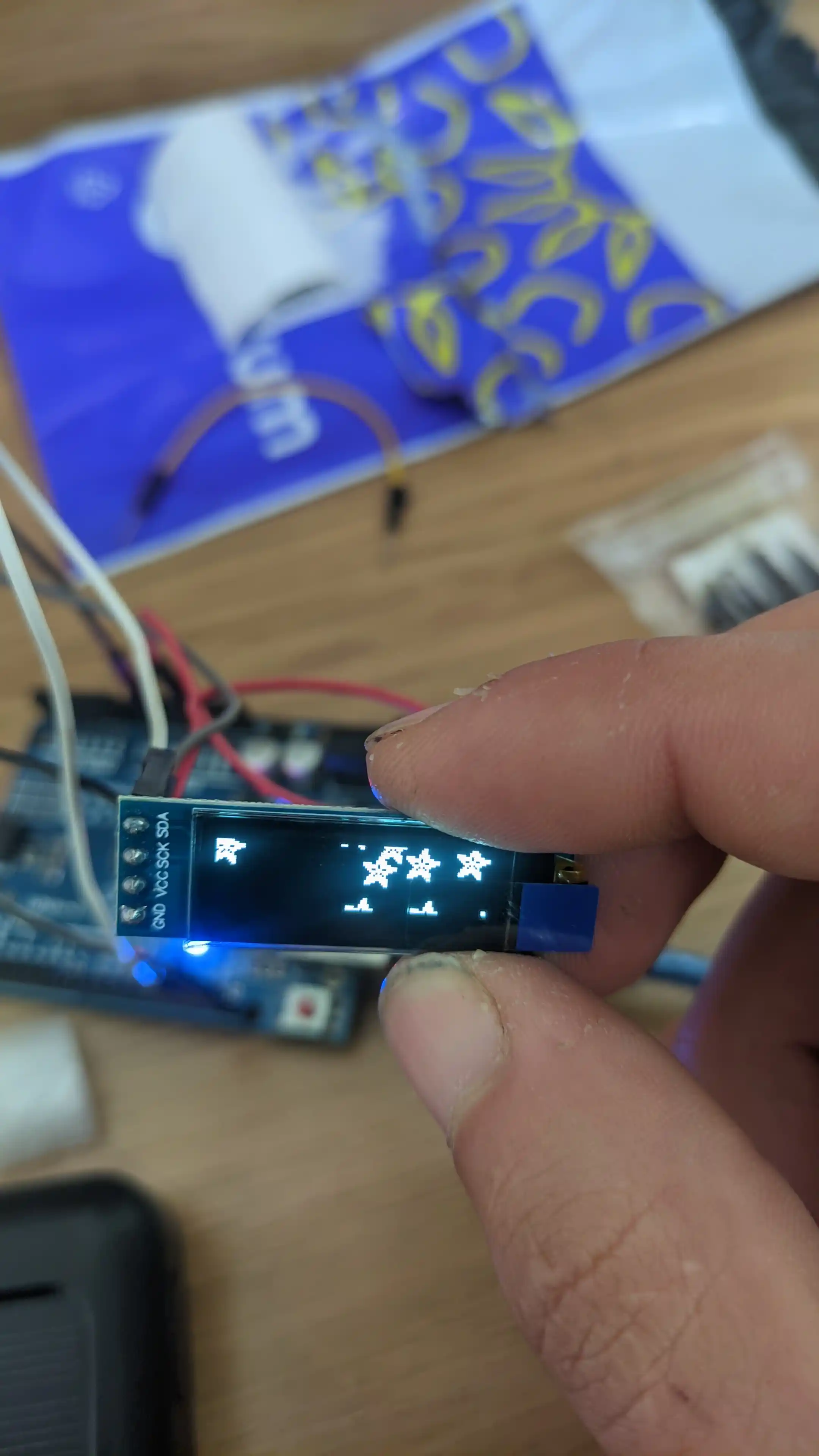 Arduino uchun ixcham OLED grafik displeylari, I2C/IIC, diagnali 0.91'/0.96'/1.3'