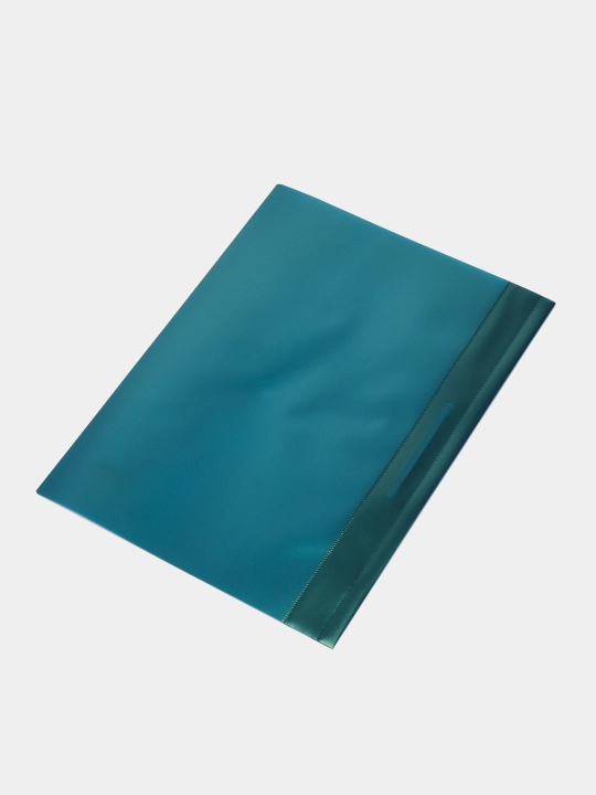 Tezlashtiruvchi plastik papka, STAMM A4, 180 mkm, yashil buqalamun, usti shaffof MM-31955