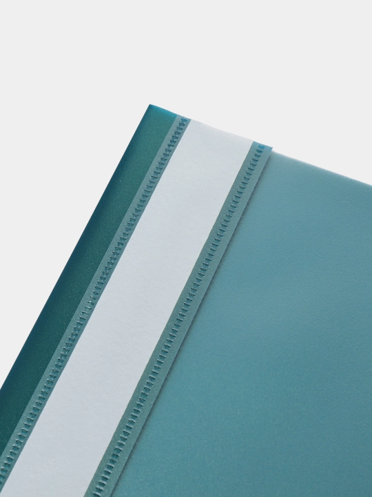 Tezlashtiruvchi plastik papka, STAMM A4, 180 mkm, yashil buqalamun, usti shaffof MM-31955