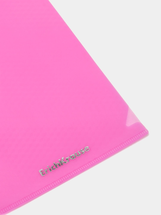 ErichKrause Diamond Vivid plastik burchak jildi, A4, yarim shaffof, 50160 assortimentli