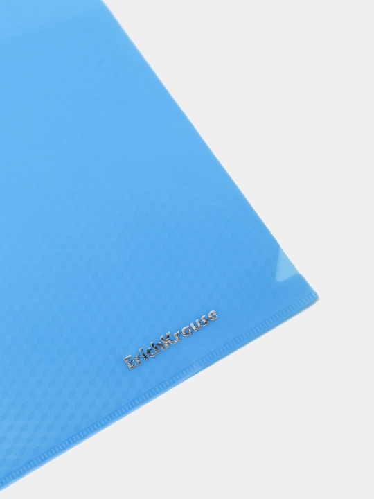ErichKrause Diamond Vivid plastik burchak jildi, A4, yarim shaffof, 50160 assortimentli