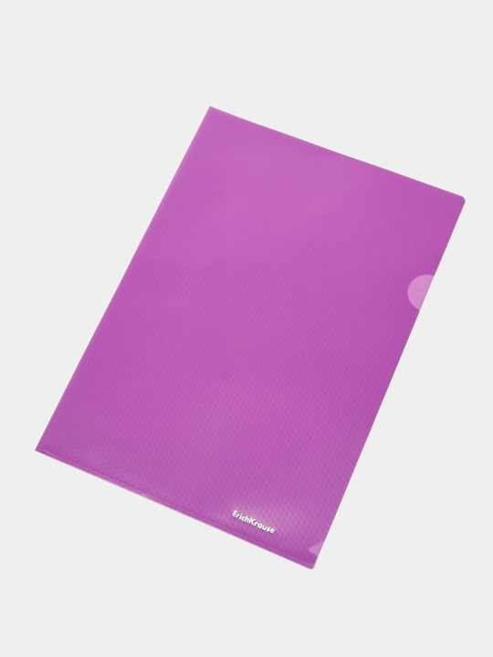 ErichKrause Diamond Vivid plastik burchak jildi, A4, yarim shaffof, 50160 assortimentli - 