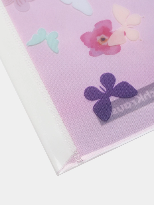 ErichKrause® Cute Animals, A4, 54909 Plastik tugmali konvert-papkalar