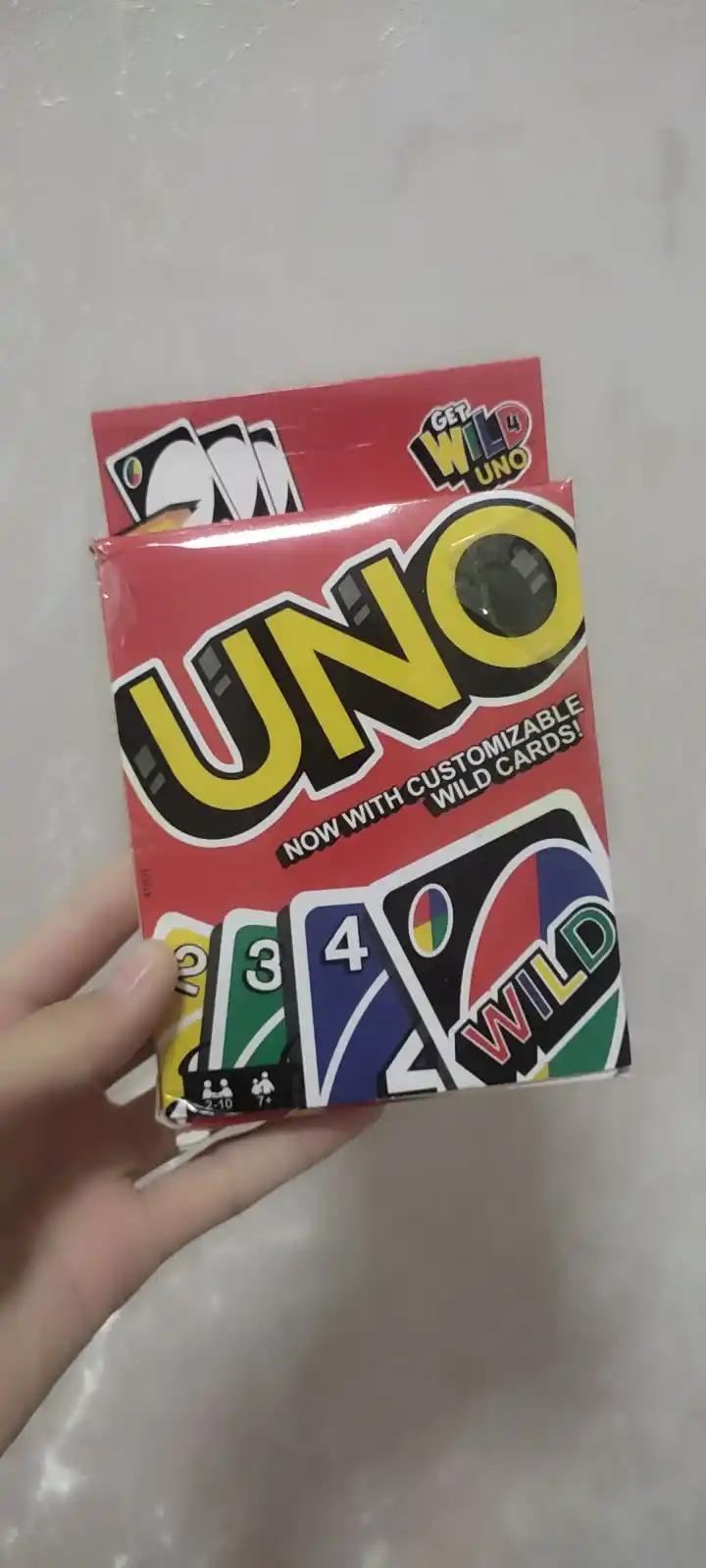 Карточная игра UNO для семьи и компании, красная коробка, 2–10 игроков, 7+