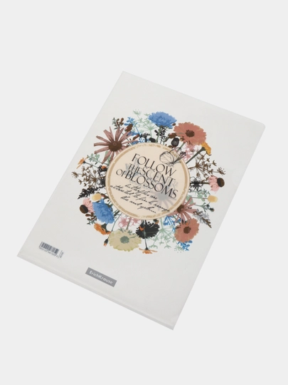 Набор из 4 папок-уголков пластиковых ErichKrause® Wild Flowers, A4, ассорти 55105