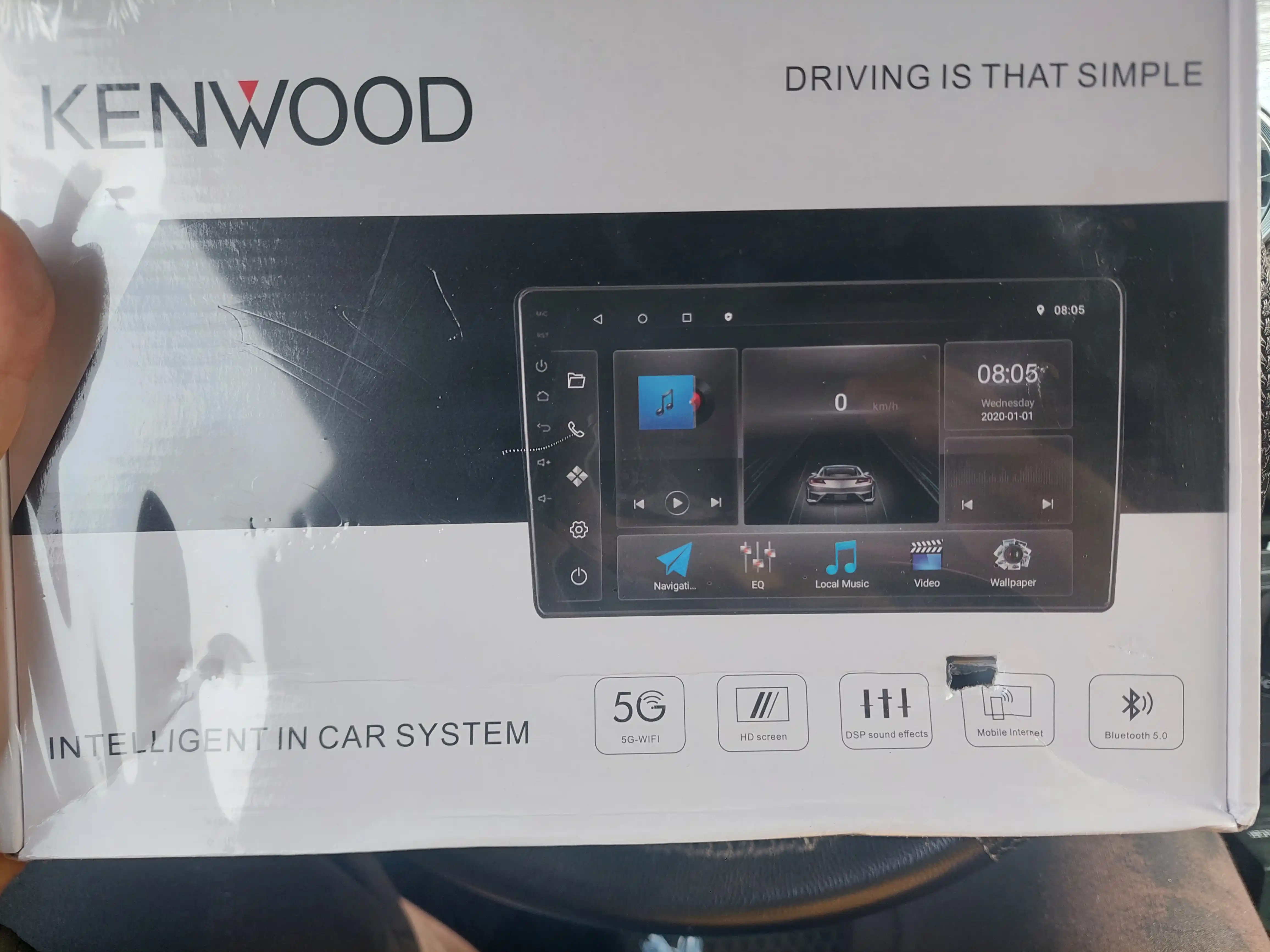 Gentra, Cobalt, Spark, Nexia 1, 2, 3 Damas, Matiz uchun Kenwood avtomobil monitorlari