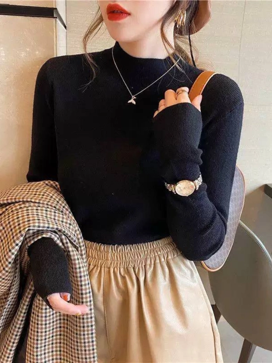 Женская водолазка, стильная, S, M, L, XL, 2XL - 
