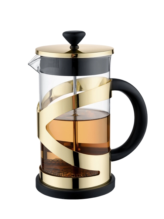 HausRoland choy va qahvalar uchun French press, 1 litr, 3 xil rangda