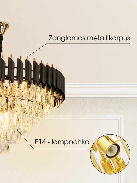 Klassik osma qandil – uy va ofis uchun yorqin chiroq 99005