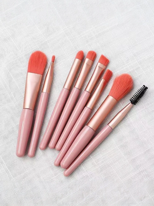Qulay ixcham bo'yoq cho'tkalar to'plami - MakeUp Brush Set - 