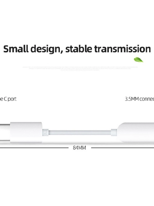 Uch kirishli OTG adapter,  Apple + Android + Type-C, Apple USB-C dan 3.5 mm ga o‘tkazgich
