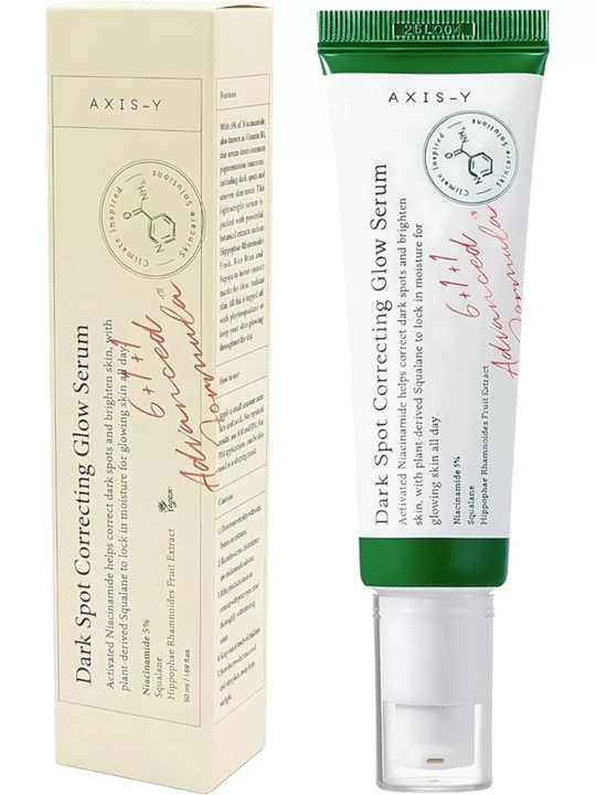 AXIS-Y yuz uchun koreys serumi, pigment dog‘lari va teri notekisligiga qarshi, 50 ml