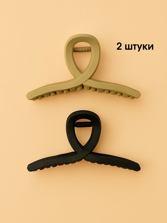 Soch uchun Kattta krabigi-zakolka, 11 sm, mustahkam soch qisqichi, qalin sochlar uchun