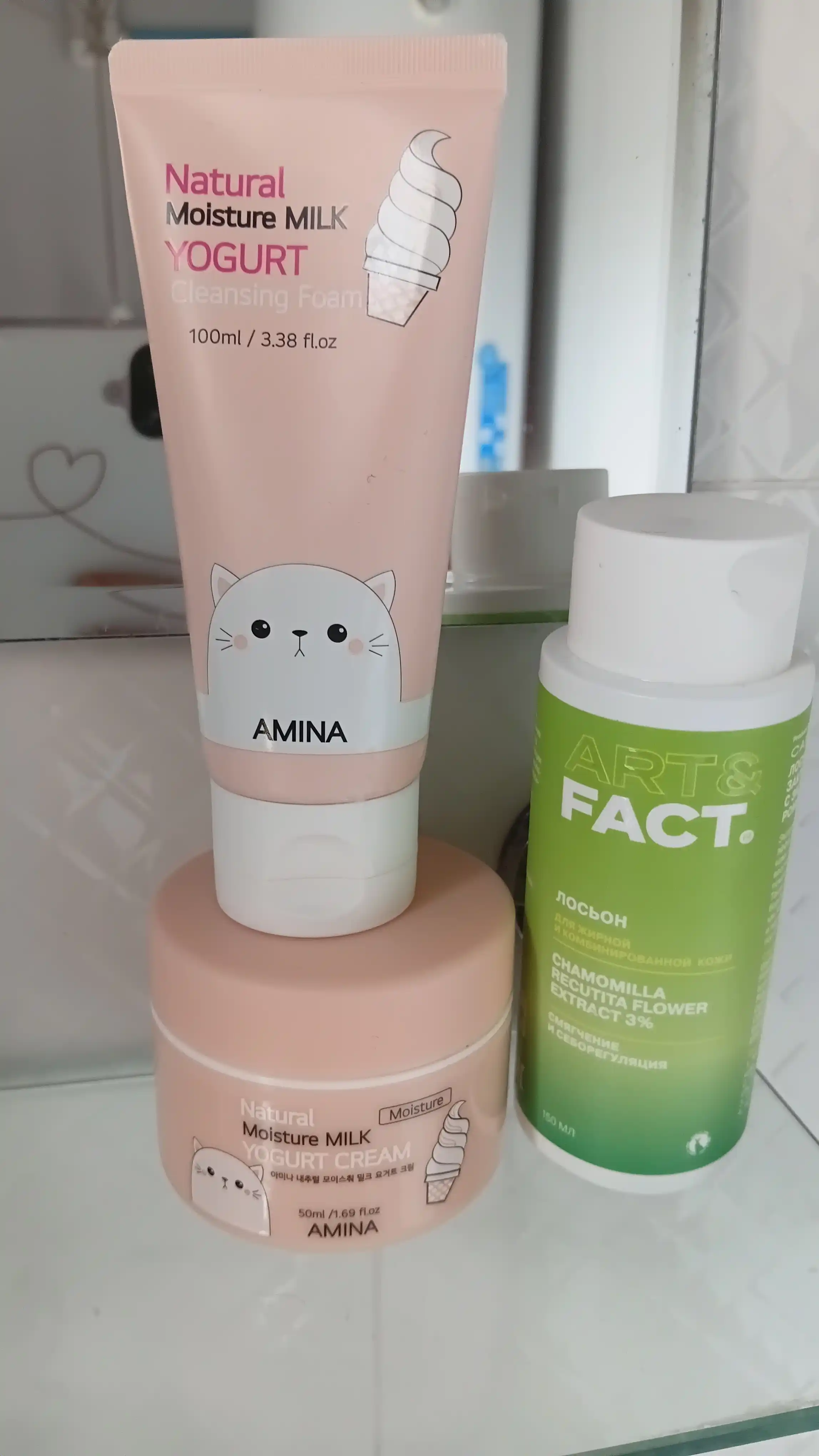 Korea penka va oziqlantiruvchi krem, 10 yoshdan 20 yosh qizlarimiz uchun, 100 ml, 50 ml